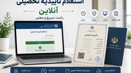 استعلام تاییدیه تحصیلی آنلاین
