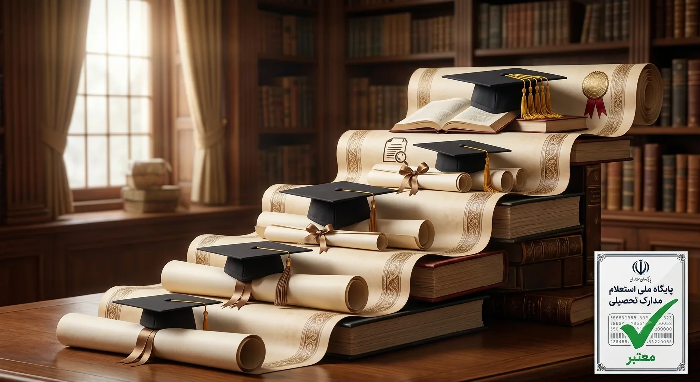 راهنمای جامع مدارک تحصیلی از دیپلم تا دکتری مدرک معتبر و با استعلام
